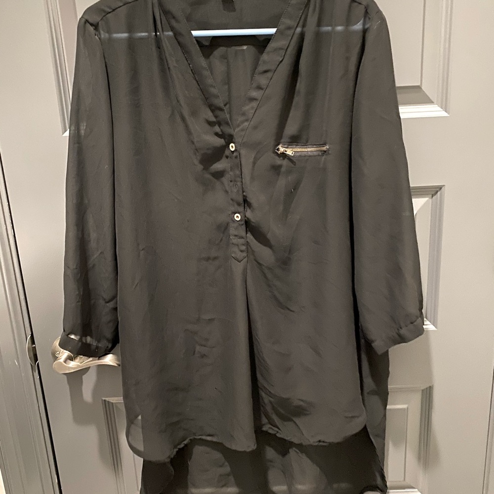 🔥Sheer tunic blouse